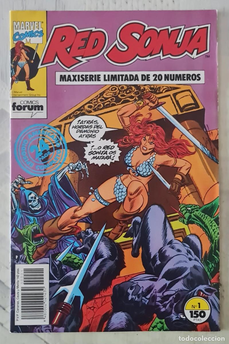 C&oacute;mics: RED SONJA n&ordm; 1 de 20. Comics Forum 1992 - Foto 1