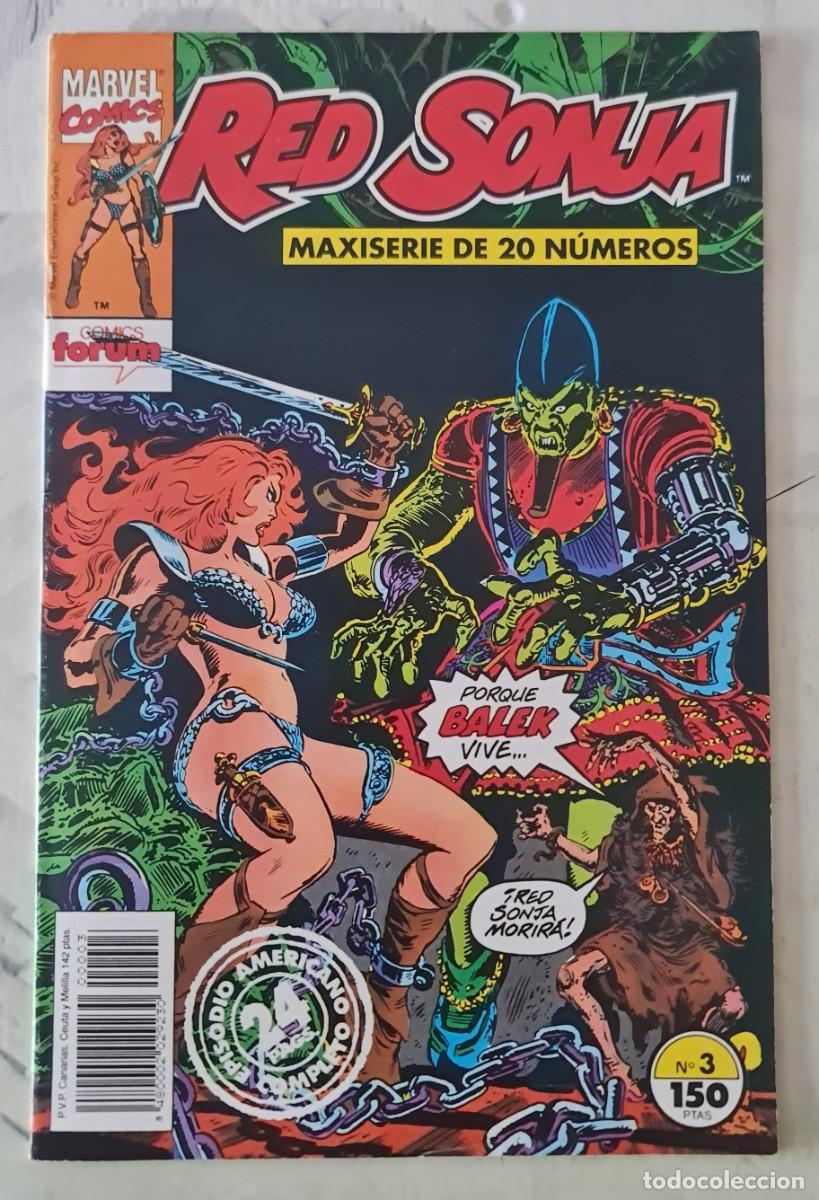 C&oacute;mics: RED SONJA n&ordm; 3 de 20. Comics Forum 1992