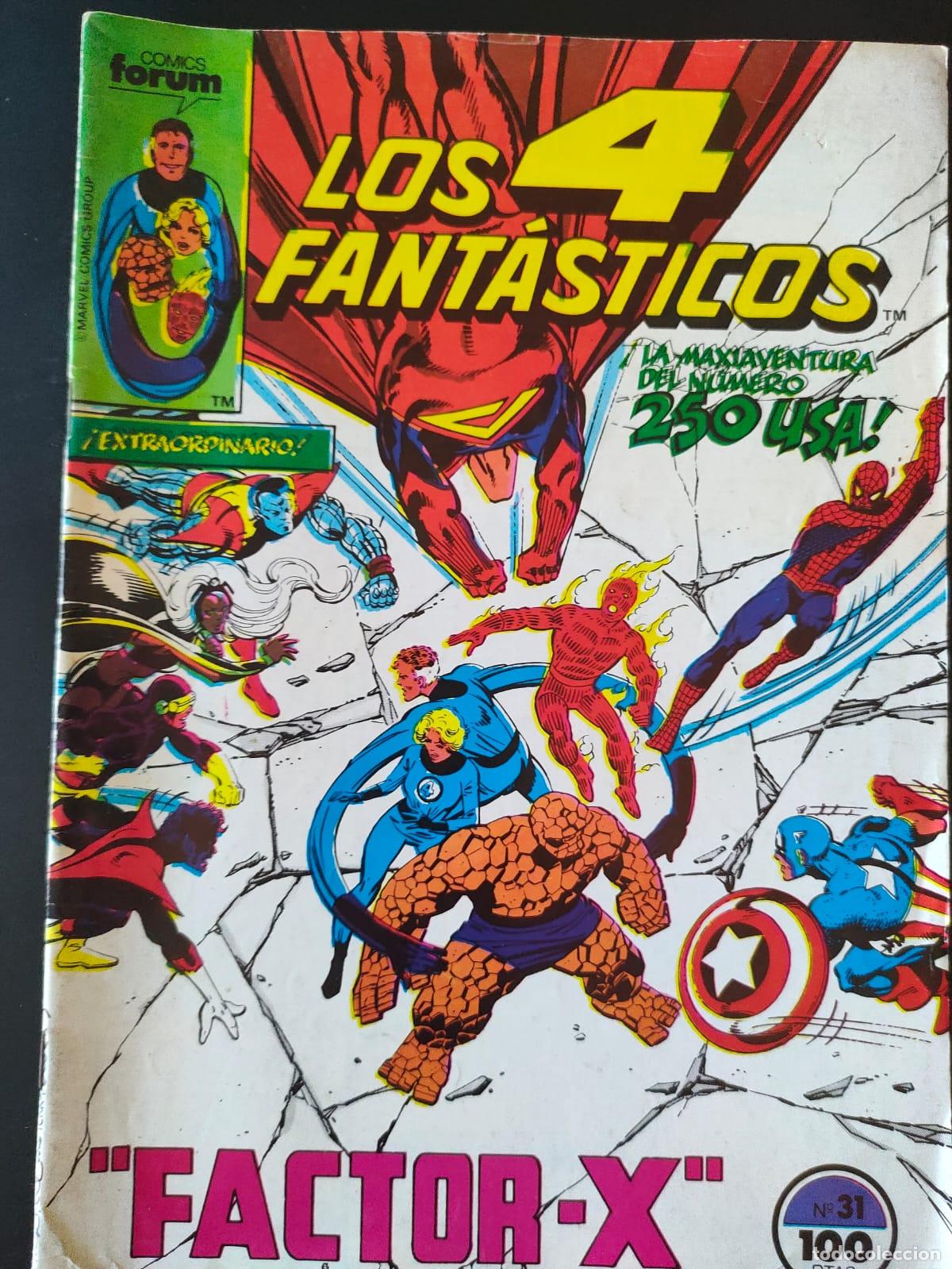 C&oacute;mics: LOS 4 FANTASTICOS VOL 1 NUMERO 31