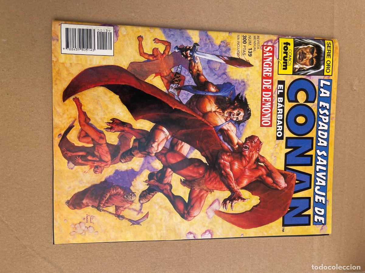 C&oacute;mics: La espada salvaje de Conan El B&aacute;rbaro, 1&ordf; Edici&oacute;n. N&ordm; 139. Sangre de demonio