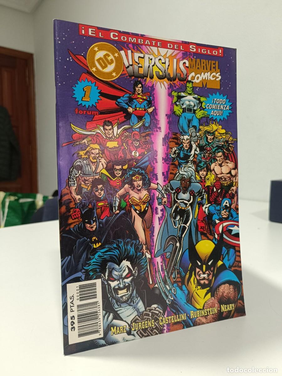 C&oacute;mics: DC VERSUS MARVEL COMPLETA NUMEROS DEL 1 AL 4 VER FOTOS - MARVEL - FORUM MUY BUEN ESTADO