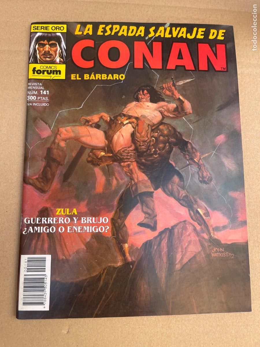 C&oacute;mics: LA ESPADA SALVAJE DE CONAN VOL. 1 1&ordf; EDICION N&ordm; 141 - FORUM - BUEN ESTADO