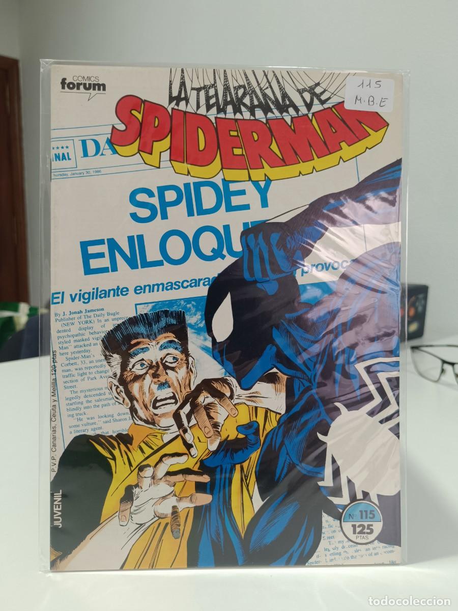 C&oacute;mics: SPIDERMAN NUMERO 115 MARVEL - FORUM MUY BUEN ESTADO - LA PEGATINA ESTA EN LA FUNDA