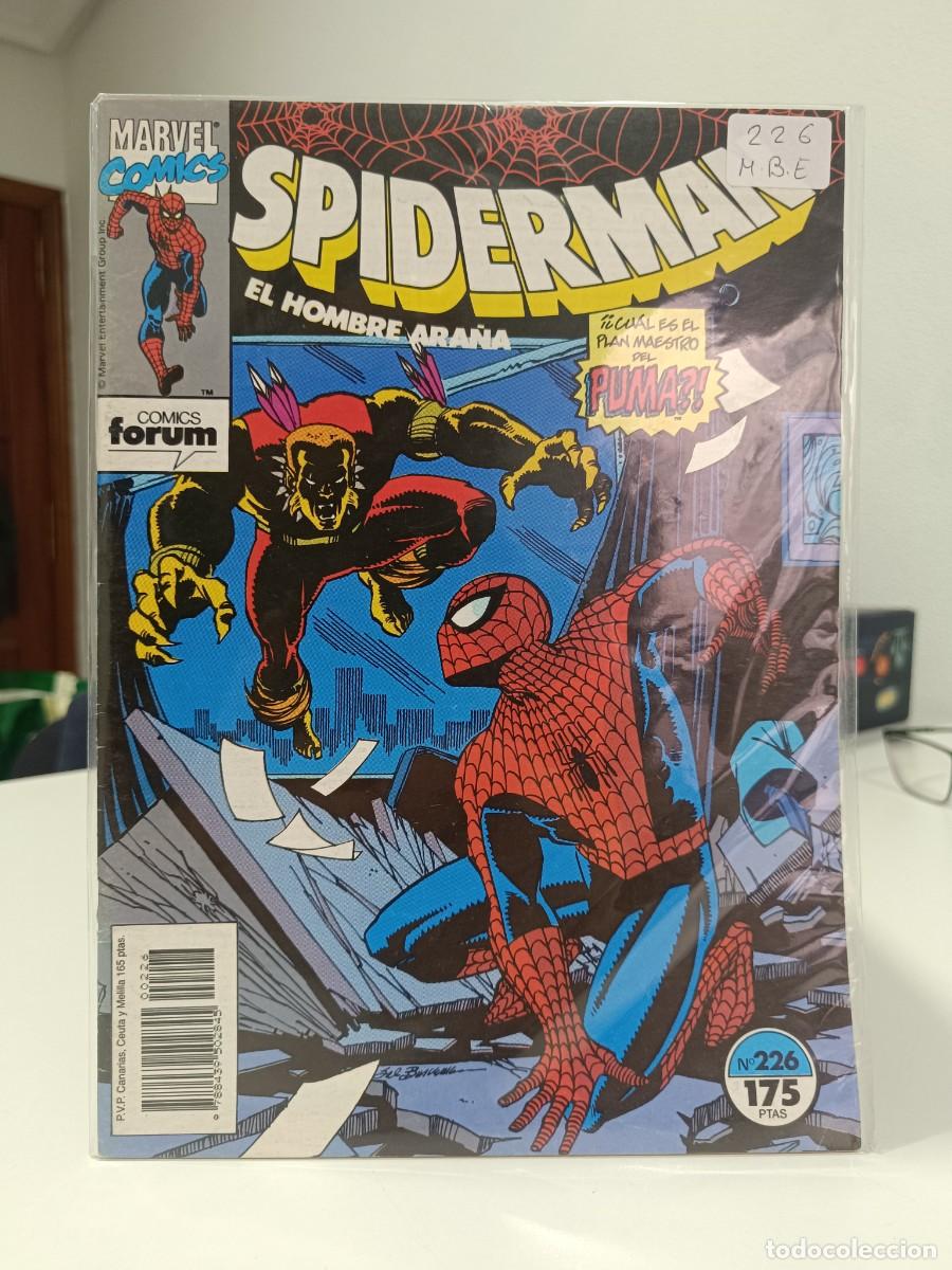 C&oacute;mics: SPIDERMAN NUMERO 226 MARVEL - FORUM MUY BUEN ESTADO - LA PEGATINA ESTA EN LA FUNDA