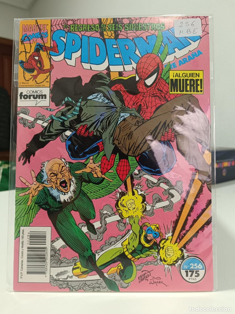 C&oacute;mics: SPIDERMAN NUMERO 256 MARVEL - FORUM MUY BUEN ESTADO - LA PEGATINA ESTA EN LA FUNDA