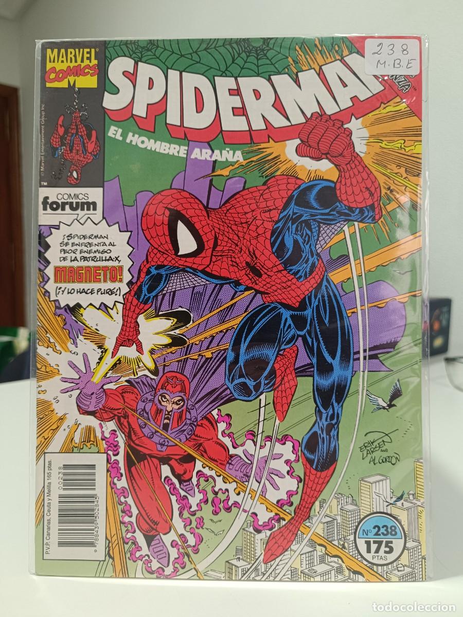 C&oacute;mics: SPIDERMAN NUMERO 238 MARVEL - FORUM MUY BUEN ESTADO - LA PEGATINA ESTA EN LA FUNDA