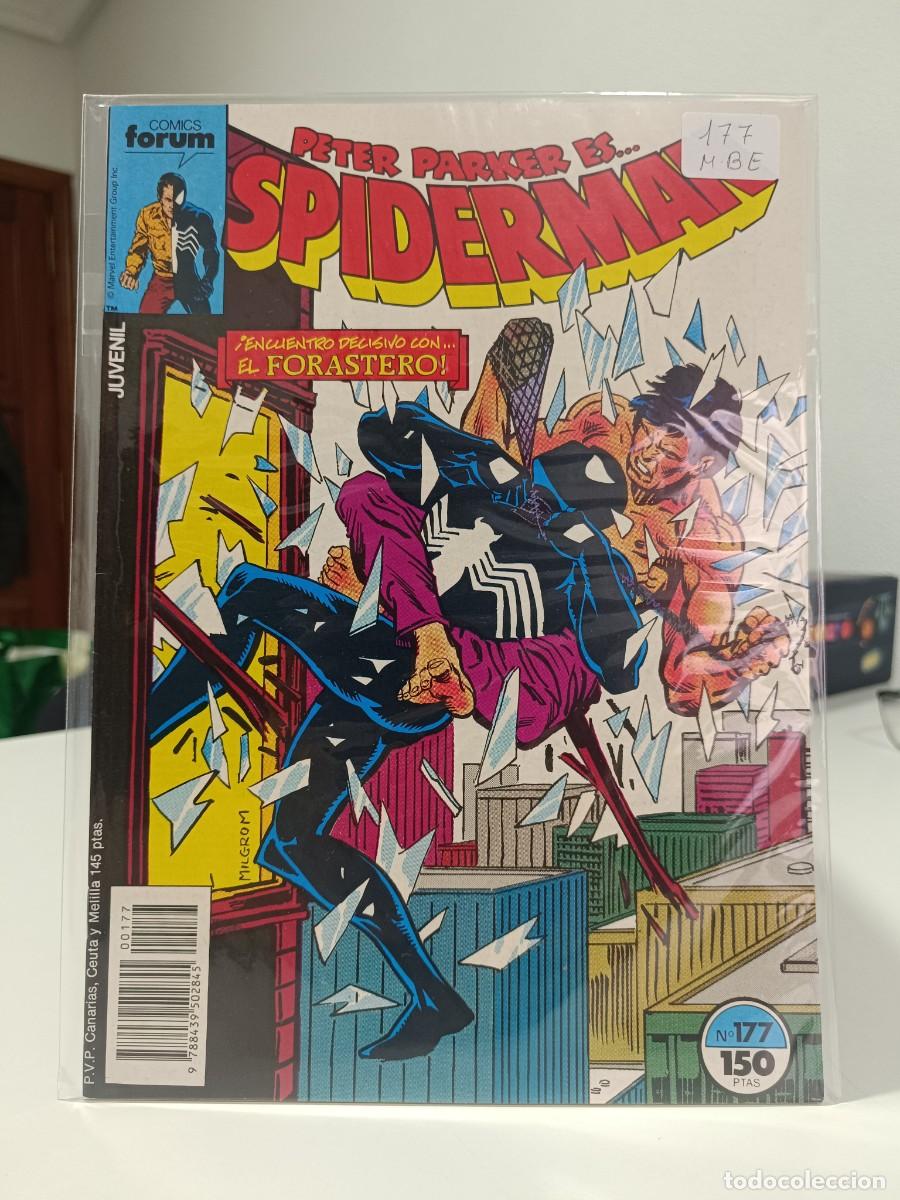 C&oacute;mics: SPIDERMAN NUMERO 177 MARVEL - FORUM MUY BUEN ESTADO - LA PEGATINA ESTA EN LA FUNDA