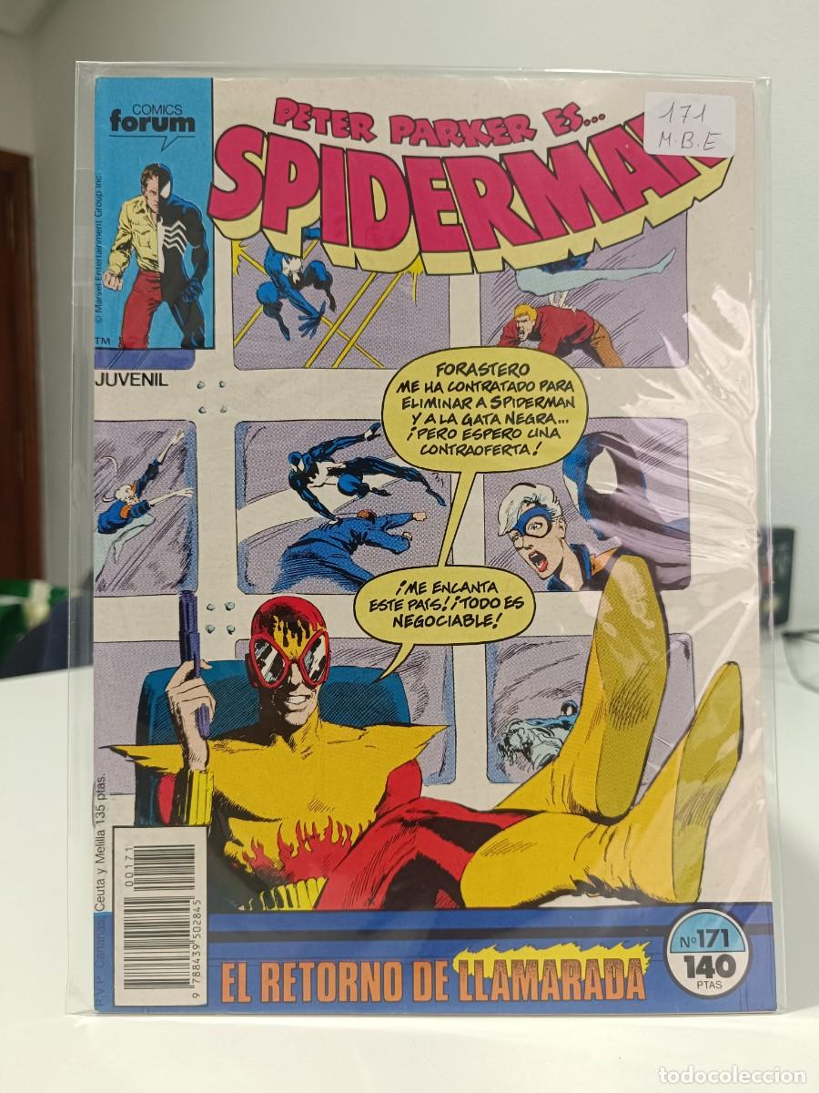 C&oacute;mics: SPIDERMAN NUMERO 171 MARVEL - FORUM MUY BUEN ESTADO - LA PEGATINA ESTA EN LA FUNDA