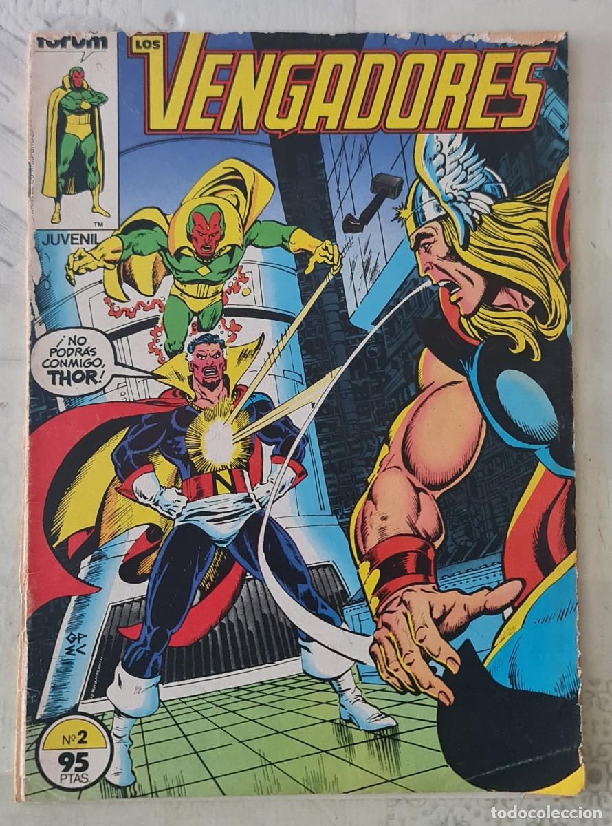 C&oacute;mics: LOS VENGADORES Vol 1 n&ordm; 2 de John Byrne. Procedente de Retapado. Comics Forum 1983