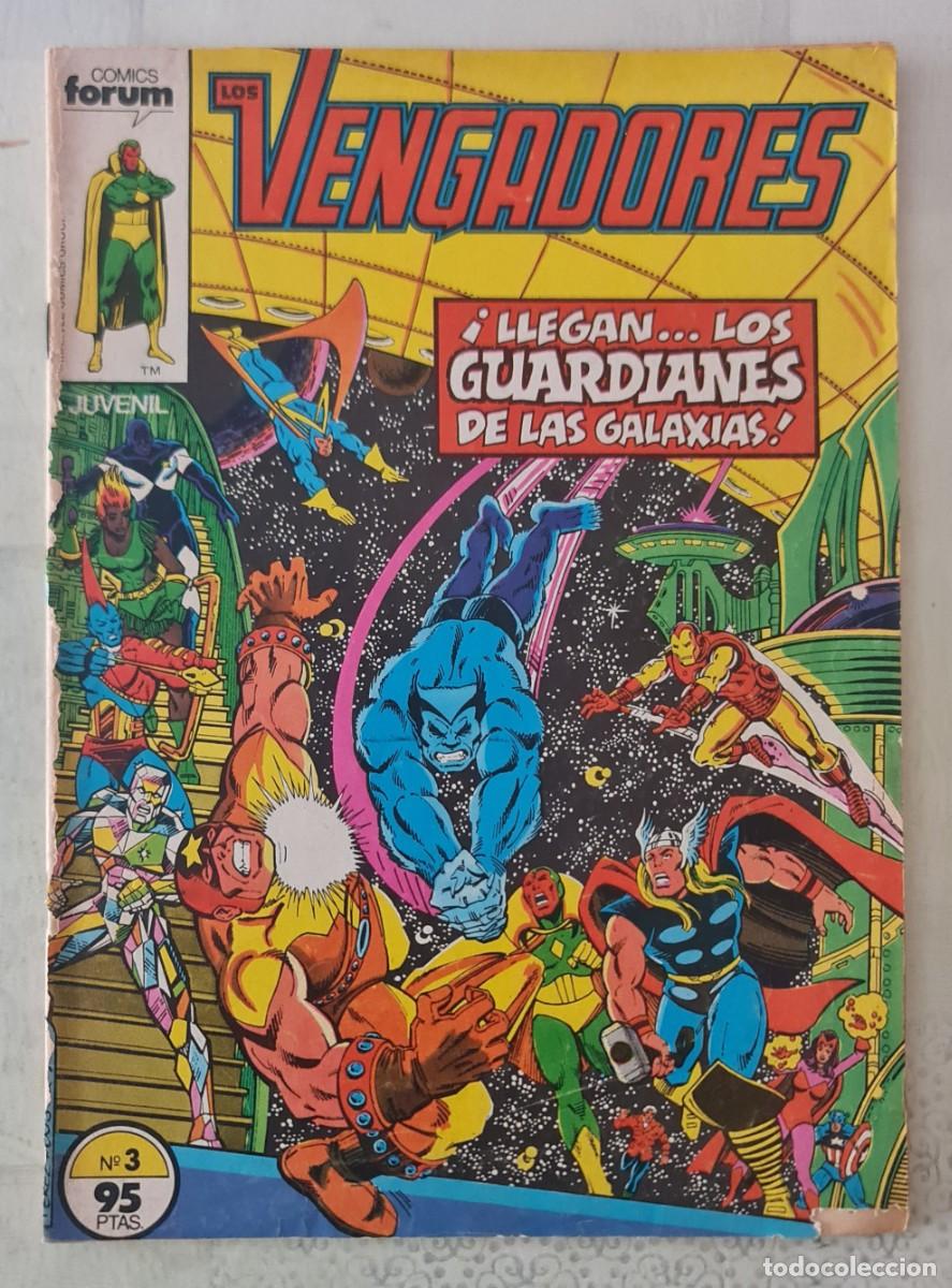 C&oacute;mics: LOS VENGADORES Vol 1 n&ordm; 3 de George Perez. Procedente de Retapado. Comics Forum 1983