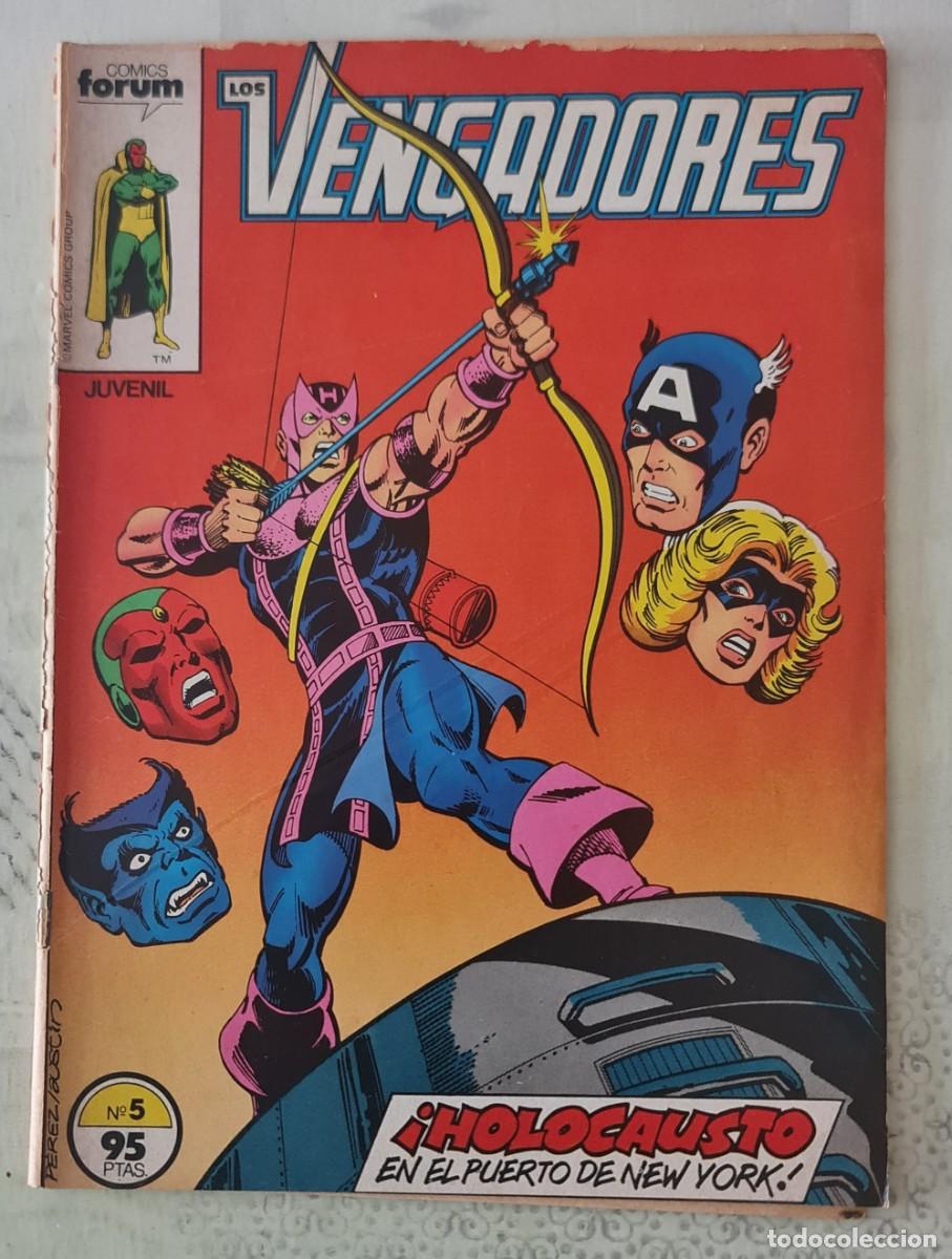 C&oacute;mics: LOS VENGADORES Vol 1 n&ordm; 5 de Sal Buscema. Comics Forum 1983
