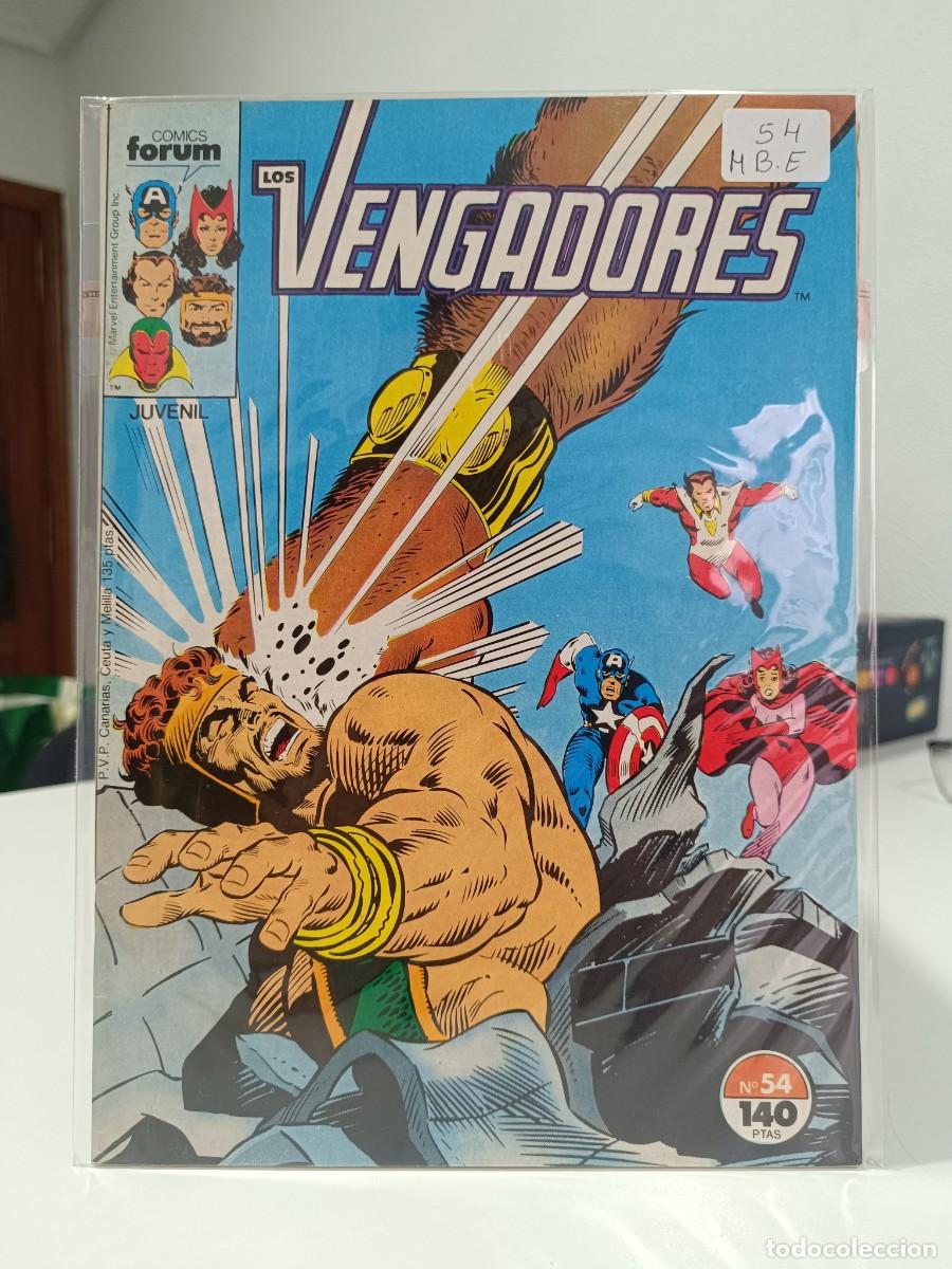 C&oacute;mics: LOS VENGADORES NUMERO 54 - FORUM MUY BUEN ESTADO - LA PEGATINA ESTA EN LA FUNDA DE PLASTICO