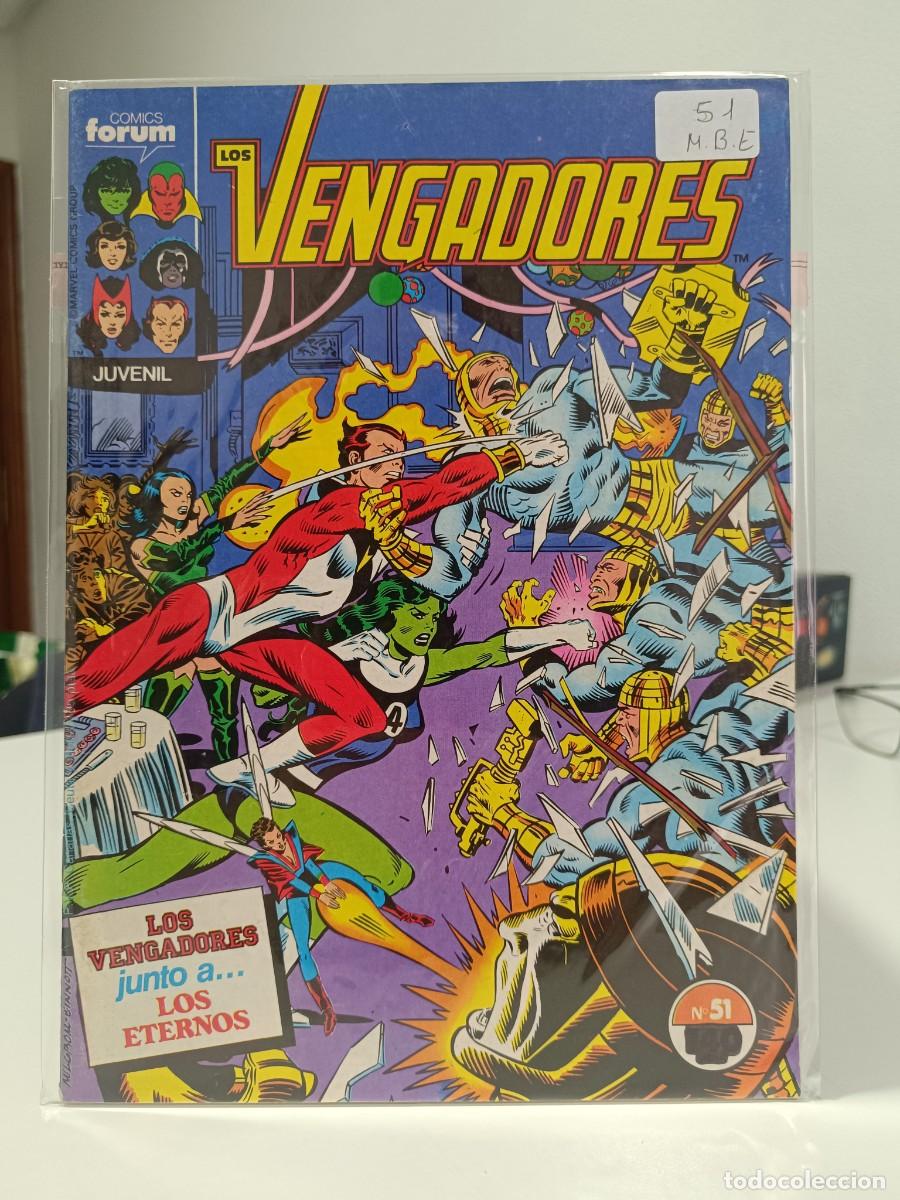 C&oacute;mics: LOS VENGADORES NUMERO 51 - FORUM MUY BUEN ESTADO - LA PEGATINA ESTA EN LA FUNDA DE PLASTICO