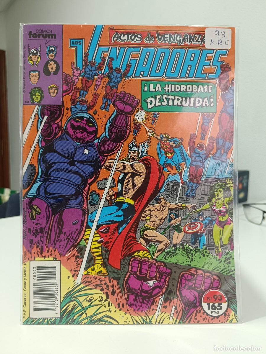 C&oacute;mics: LOS VENGADORES NUMERO 93 - FORUM MUY BUEN ESTADO - LA PEGATINA ESTA EN LA FUNDA DE PLASTICO