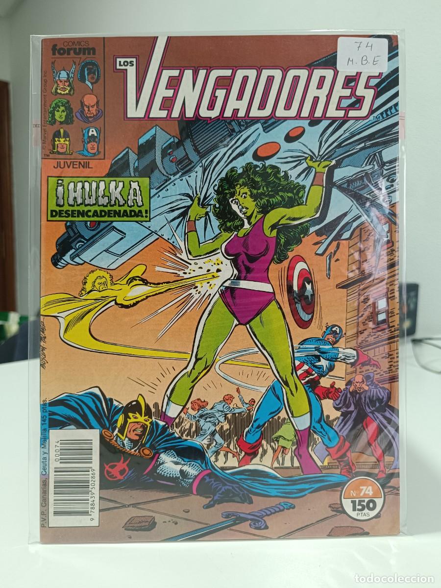 C&oacute;mics: LOS VENGADORES NUMERO 74 - FORUM MUY BUEN ESTADO - LA PEGATINA ESTA EN LA FUNDA DE PLASTICO