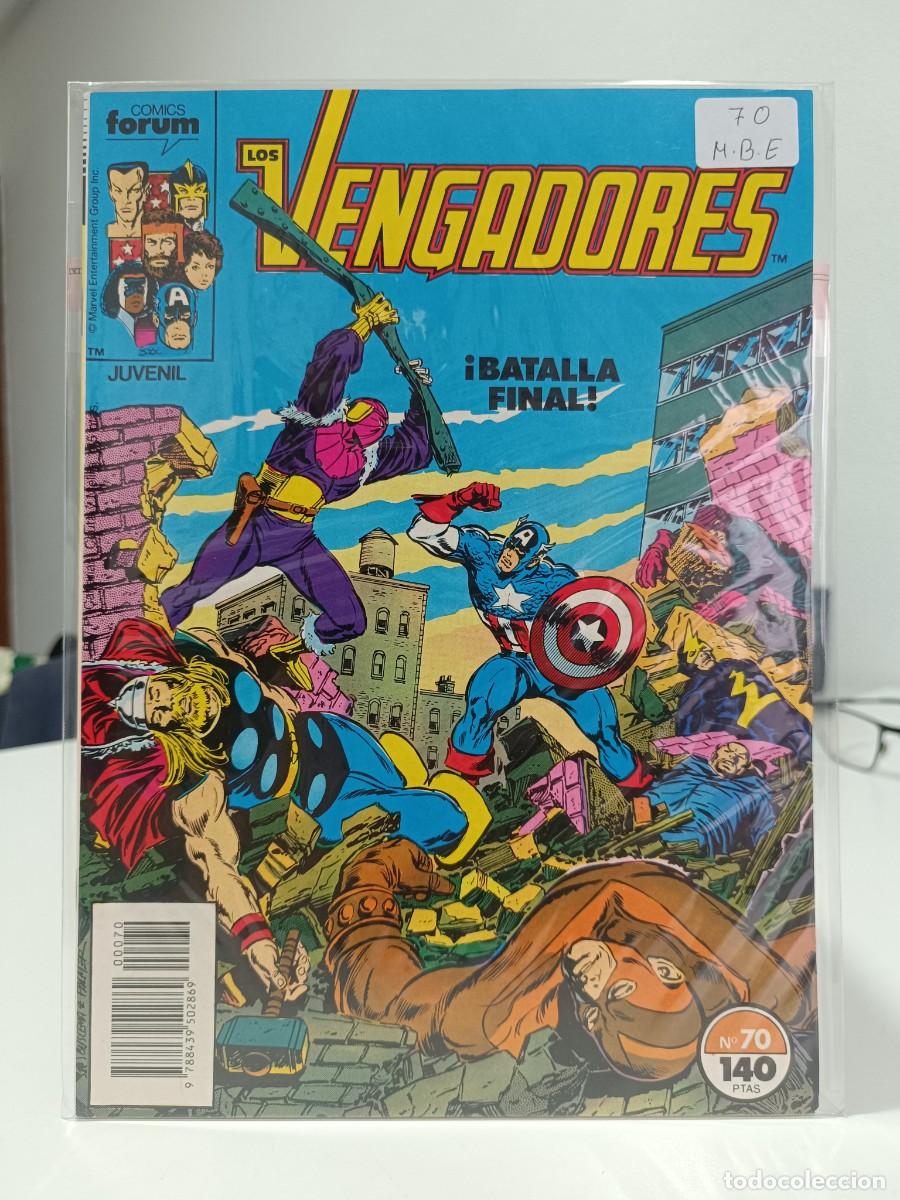 C&oacute;mics: LOS VENGADORES NUMERO 70 - FORUM MUY BUEN ESTADO - LA PEGATINA ESTA EN LA FUNDA DE PLASTICO