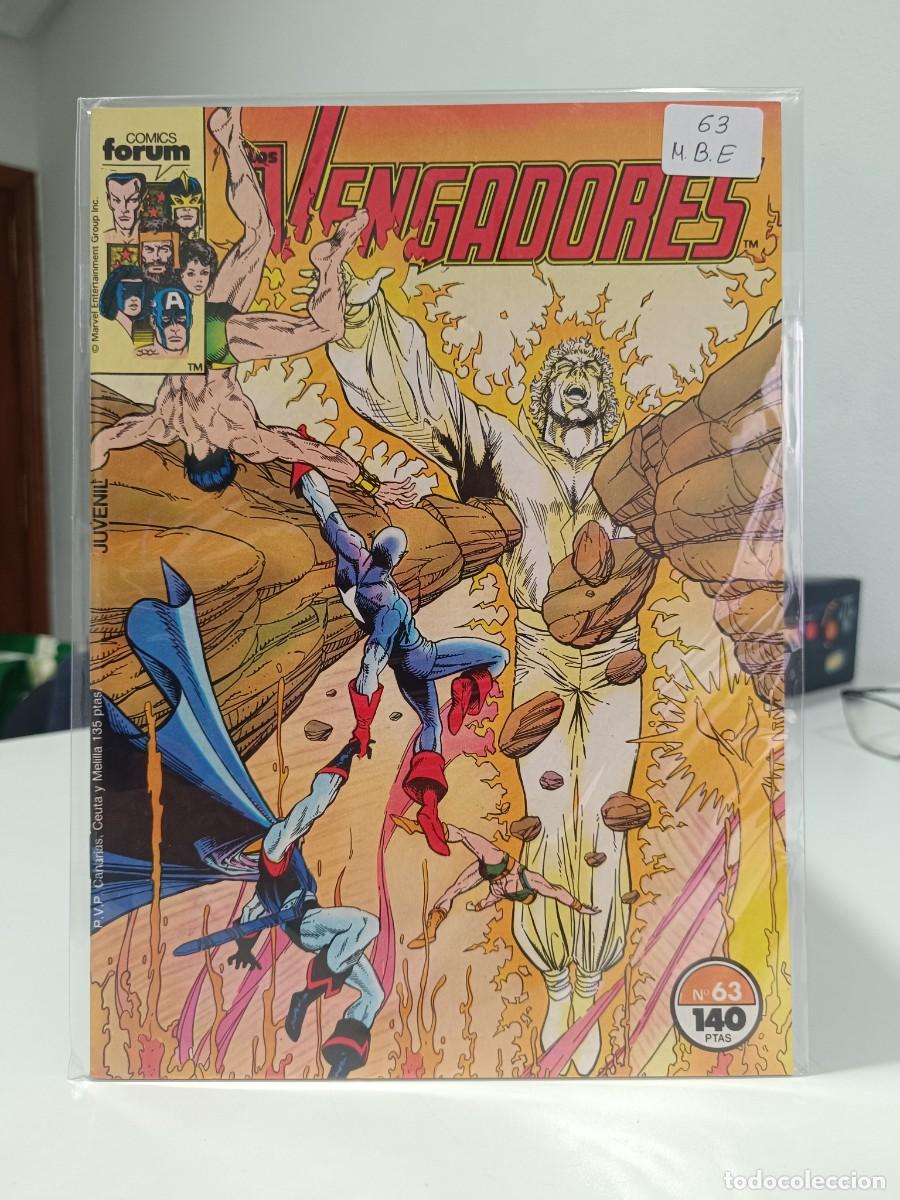 C&oacute;mics: LOS VENGADORES NUMERO 63 - FORUM MUY BUEN ESTADO - LA PEGATINA ESTA EN LA FUNDA DE PLASTICO