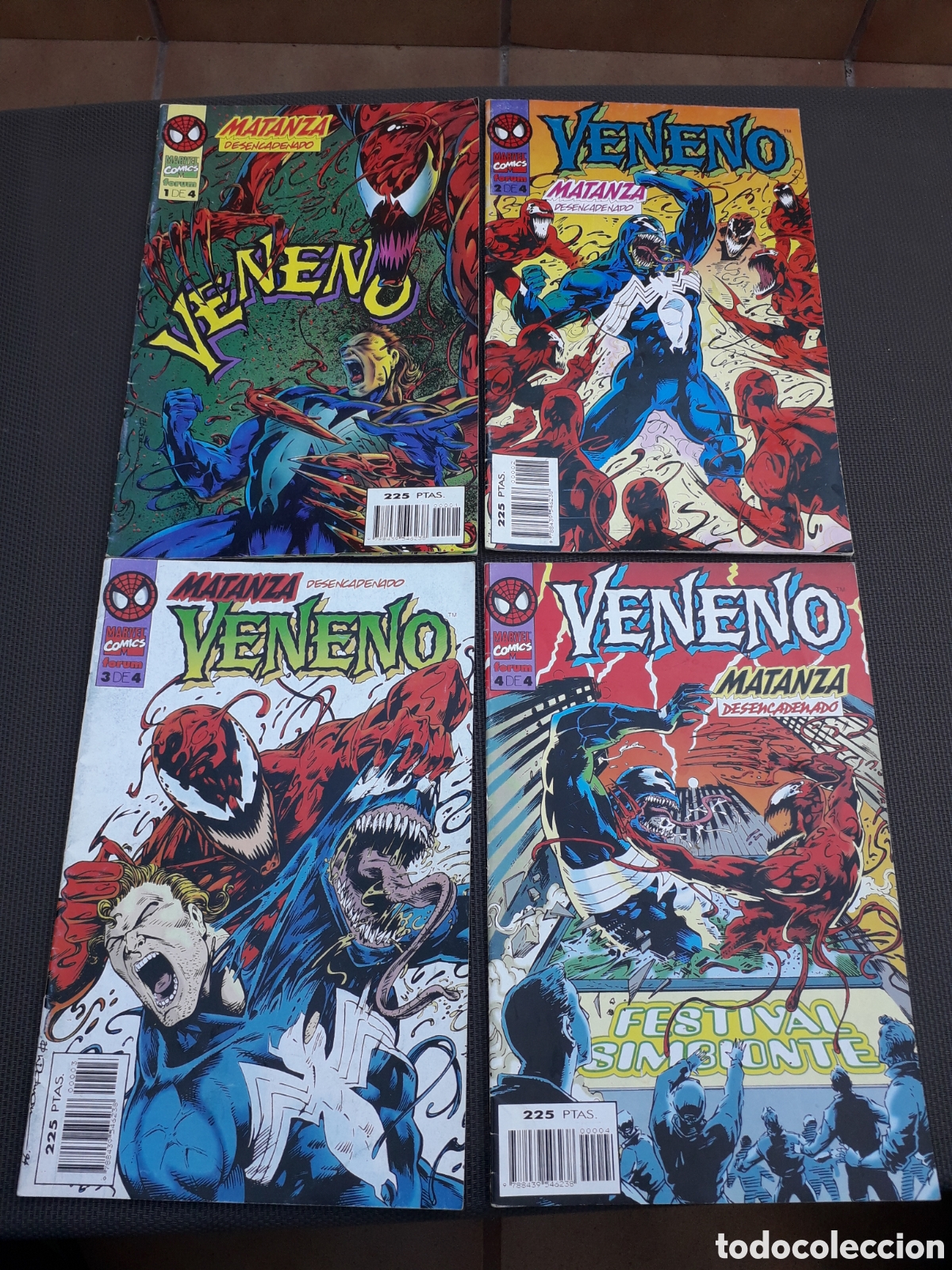 C&oacute;mics: VENENO. MATANZA DESENCADENADO. SERIE 4 N&Uacute;MEROS.&iexcl; COMPLETA!