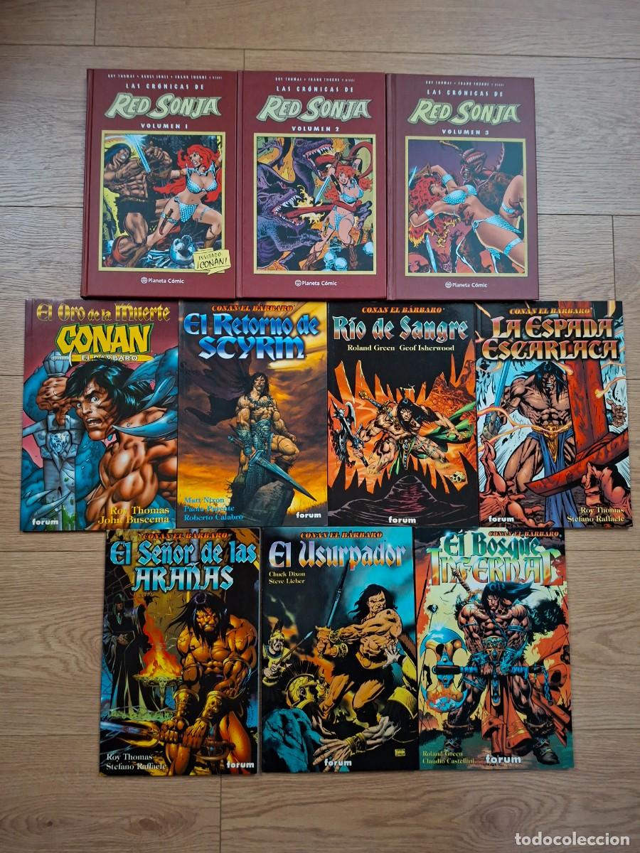 C&oacute;mics: CONAN FANTASIA HEROICA Y RED SONJA DE PLANETA