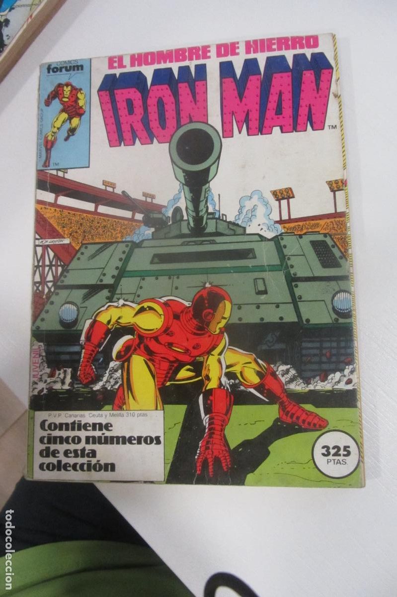 C&oacute;mics: Iron Man, n&ordm; 11, 12, 13, 14 y 15 RETAPADO FORUM ARX377