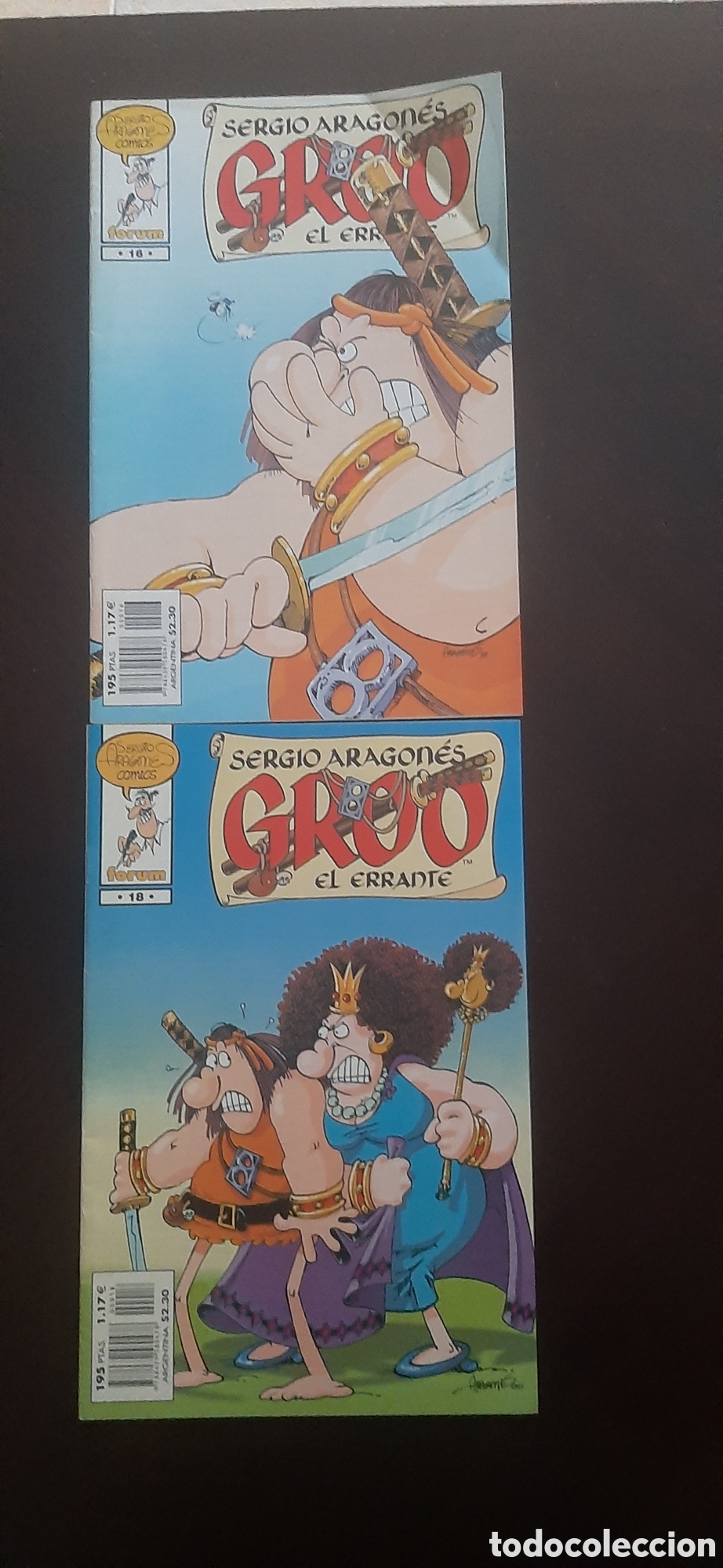 C&oacute;mics: Comics Groo El Errante, n&deg; 16 y 18