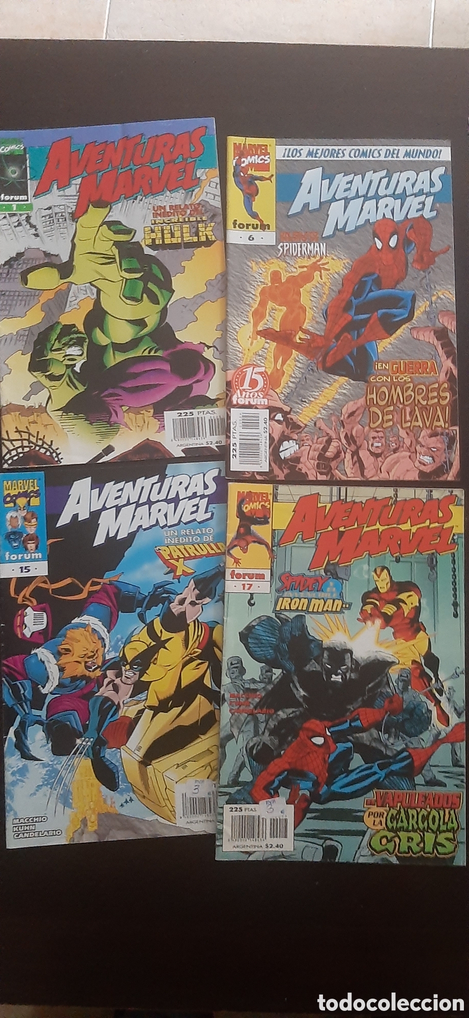 C&oacute;mics: Comics Aventuras Marvel n &deg; 1, 6,15 y 17 - Foto 1
