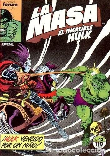 Comics : LA MASA VOLUMEN 1 NUMERO 42 FORUM. HULK.