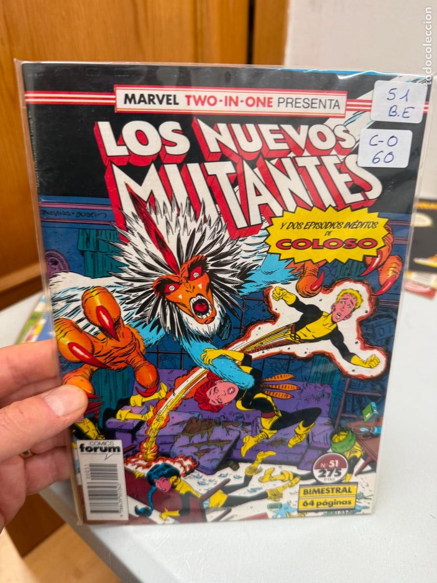 C&oacute;mics: LOS NUEVOS MUTANTES EDITORIAL FORUM NUMERO 51