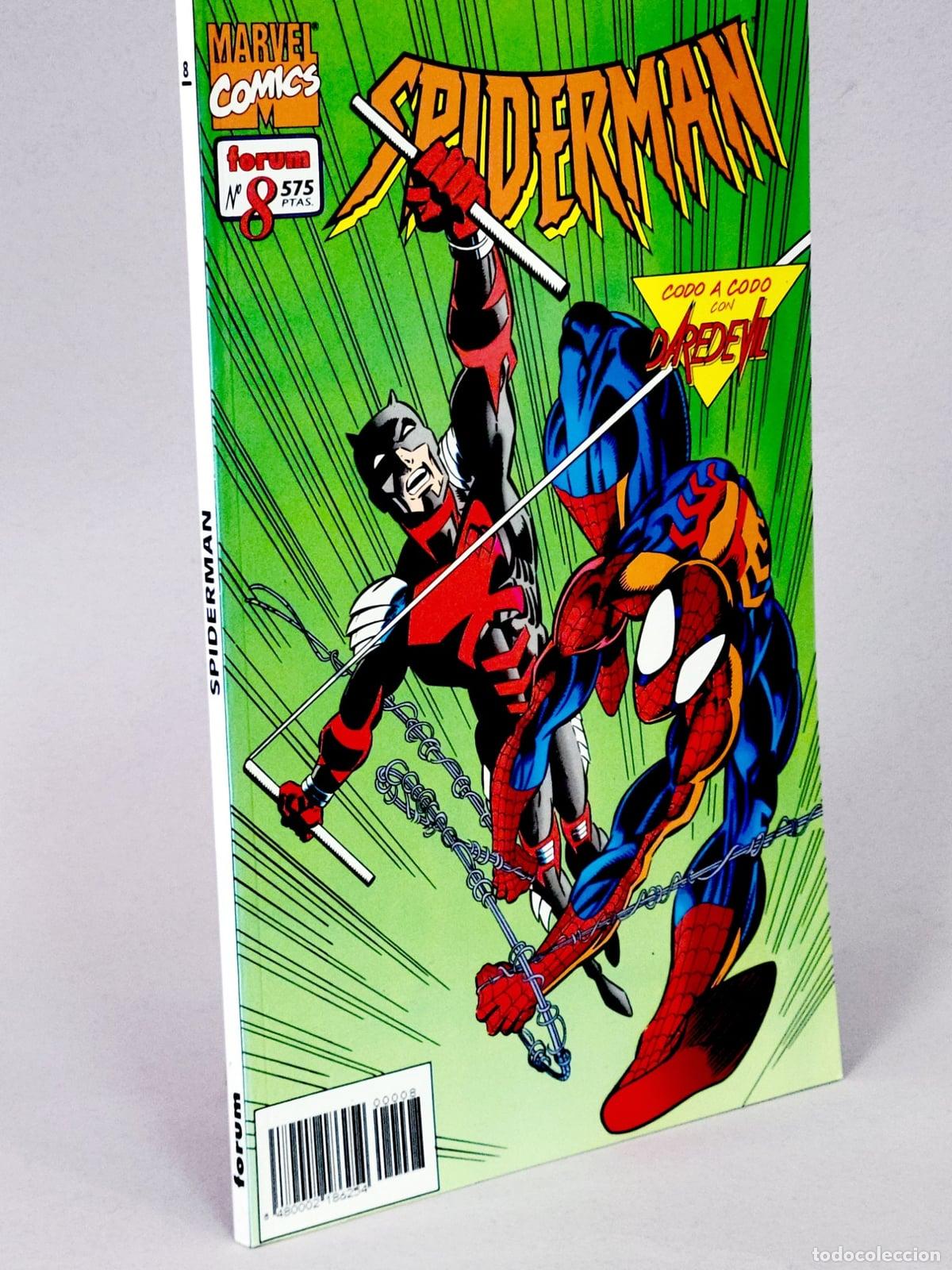 C&oacute;mics: C&Oacute;MIC SPIDERMAN 8 CODO A CODO CON DAREDEVIL VOL.2 FORUM MARVEL VOLUMEN (SPIDER-MAN) DE KIOSCO - Foto 1