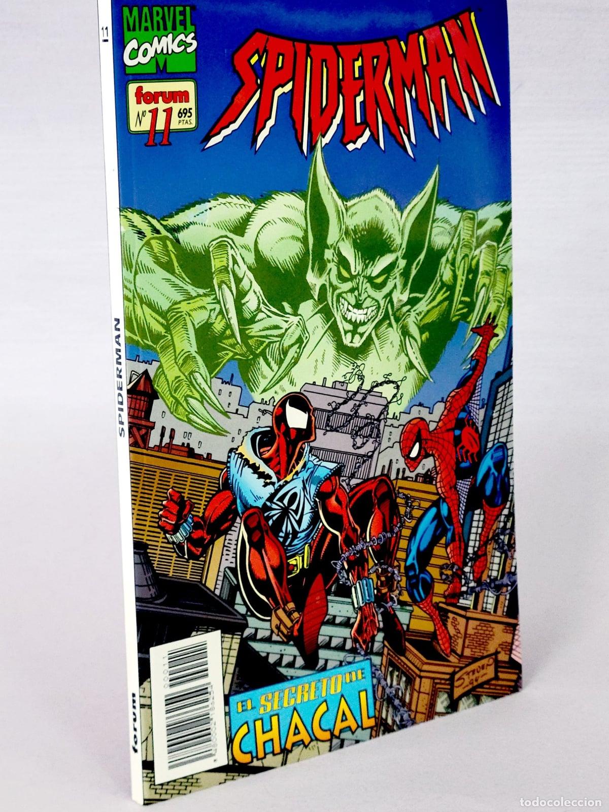 C&oacute;mics: C&Oacute;MIC SPIDERMAN 11 EL SECRETO DE CHACAL VOL.2 FORUM MARVEL VOLUMEN (SPIDER-MAN) EXCELENTE ESTADO