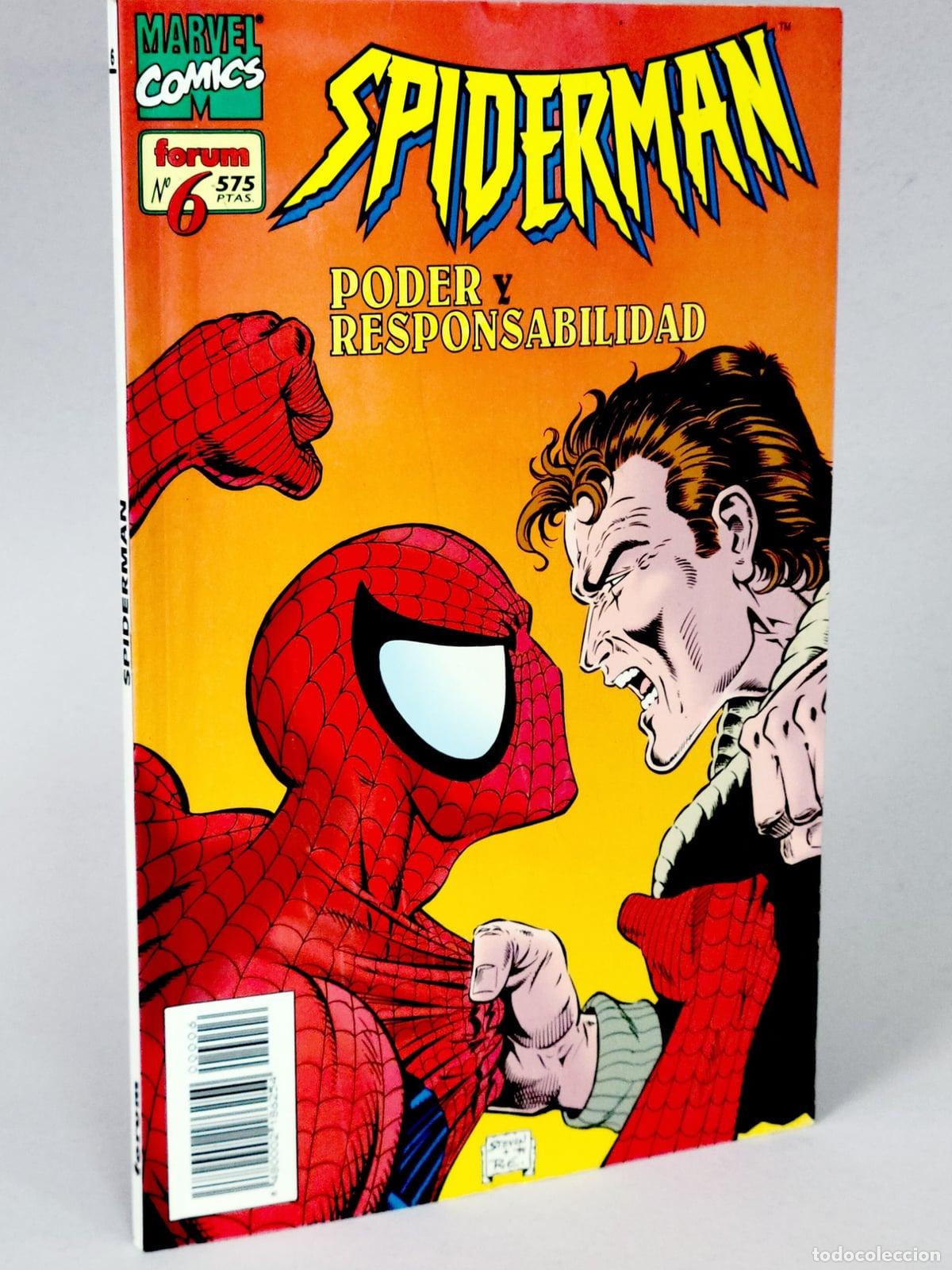 C&oacute;mics: C&Oacute;MIC SPIDERMAN 6 PODER Y RESPONSABILIDAD VOL.2 FORUM MARVEL VOLUMEN (SPIDER-MAN) BUEN ESTADO