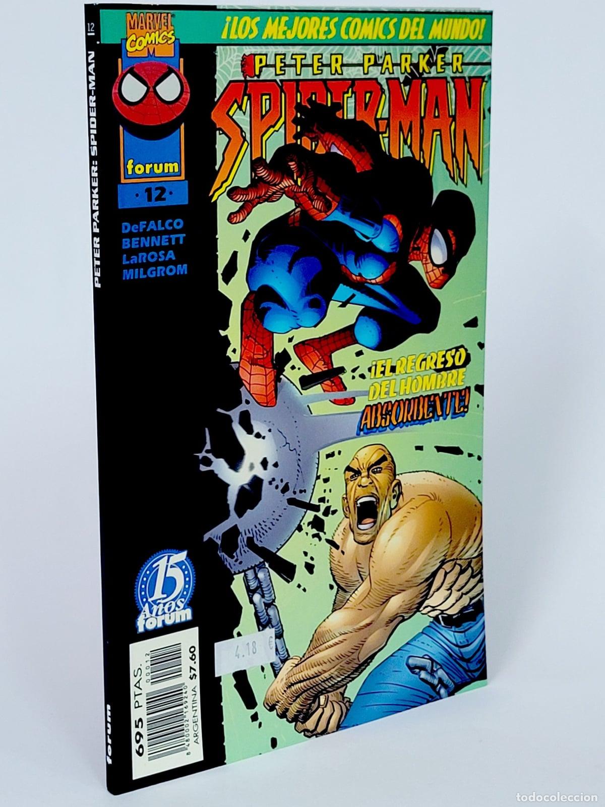 C&oacute;mics: C&Oacute;MIC SPIDERMAN 12 PETER PARKER VOL.4 FORUM MARVEL VOLUMEN SPIDER-MAN EXCELENTE ESTADO