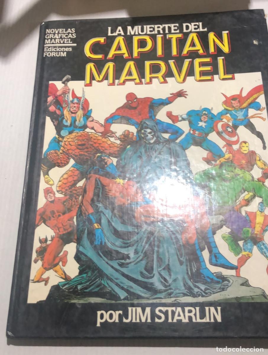 C&oacute;mics: LA MUERTE DEL CAPITAN MARVEL - JIM STARLIN - TAPA DURA - NOVELA GRAFICA FORUM