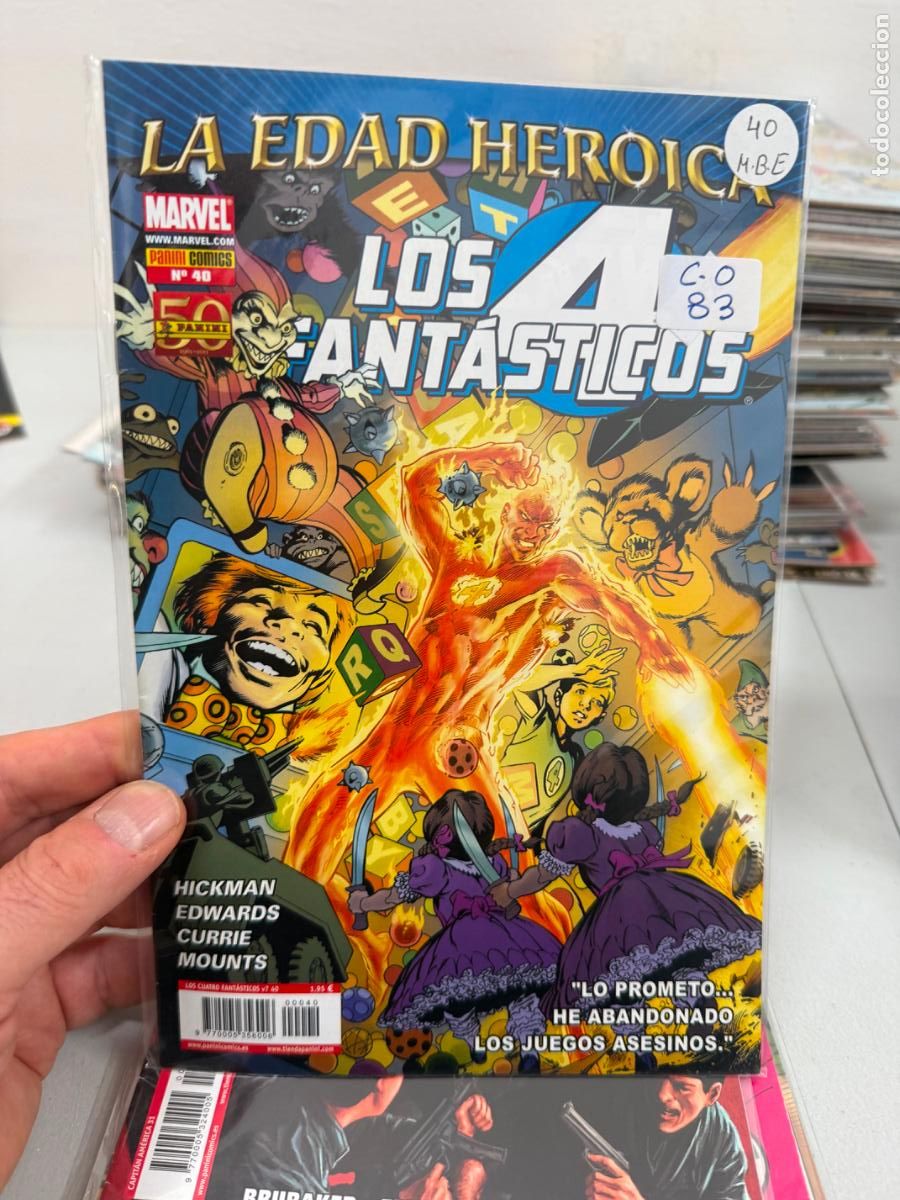 C&oacute;mics: LOS 4 FANTASTICOS EDITORIAL PANINI NUMERO 40 - Foto 1