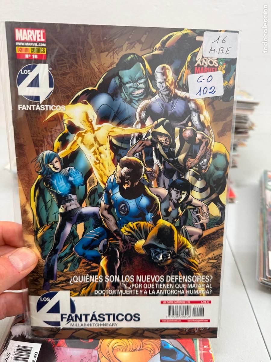 C&oacute;mics: LOS 4 FANTASTICOS EDITORIAL PANINI NUMERO 16