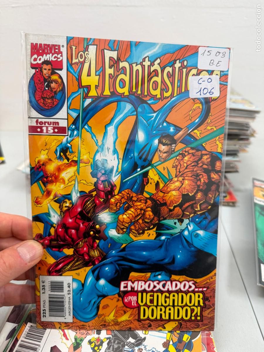 C&oacute;mics: LOS 4 FANTASTICOS EDITORIAL FORUM NUMERO 15