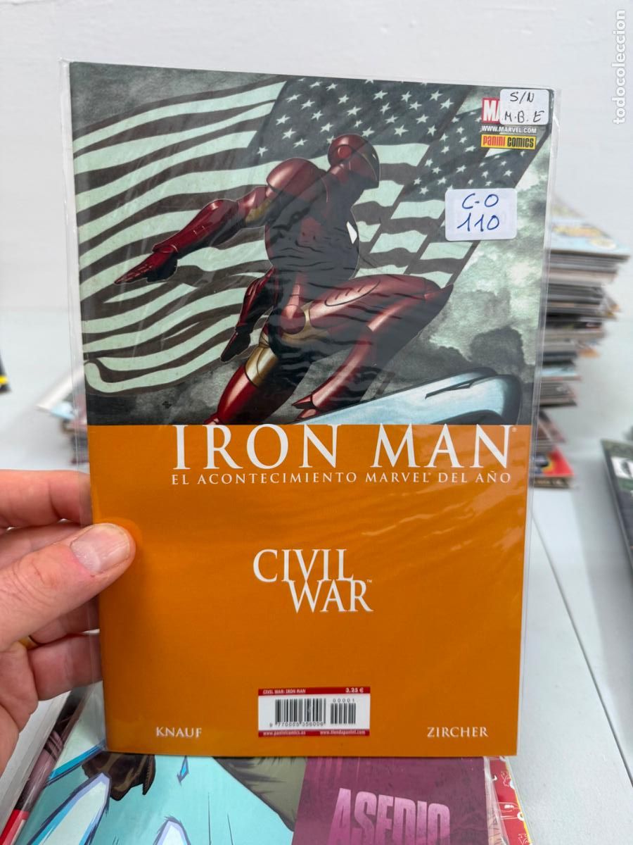 C&oacute;mics: IRON MAN CIVIL WAR. EDITORIAL PANINI