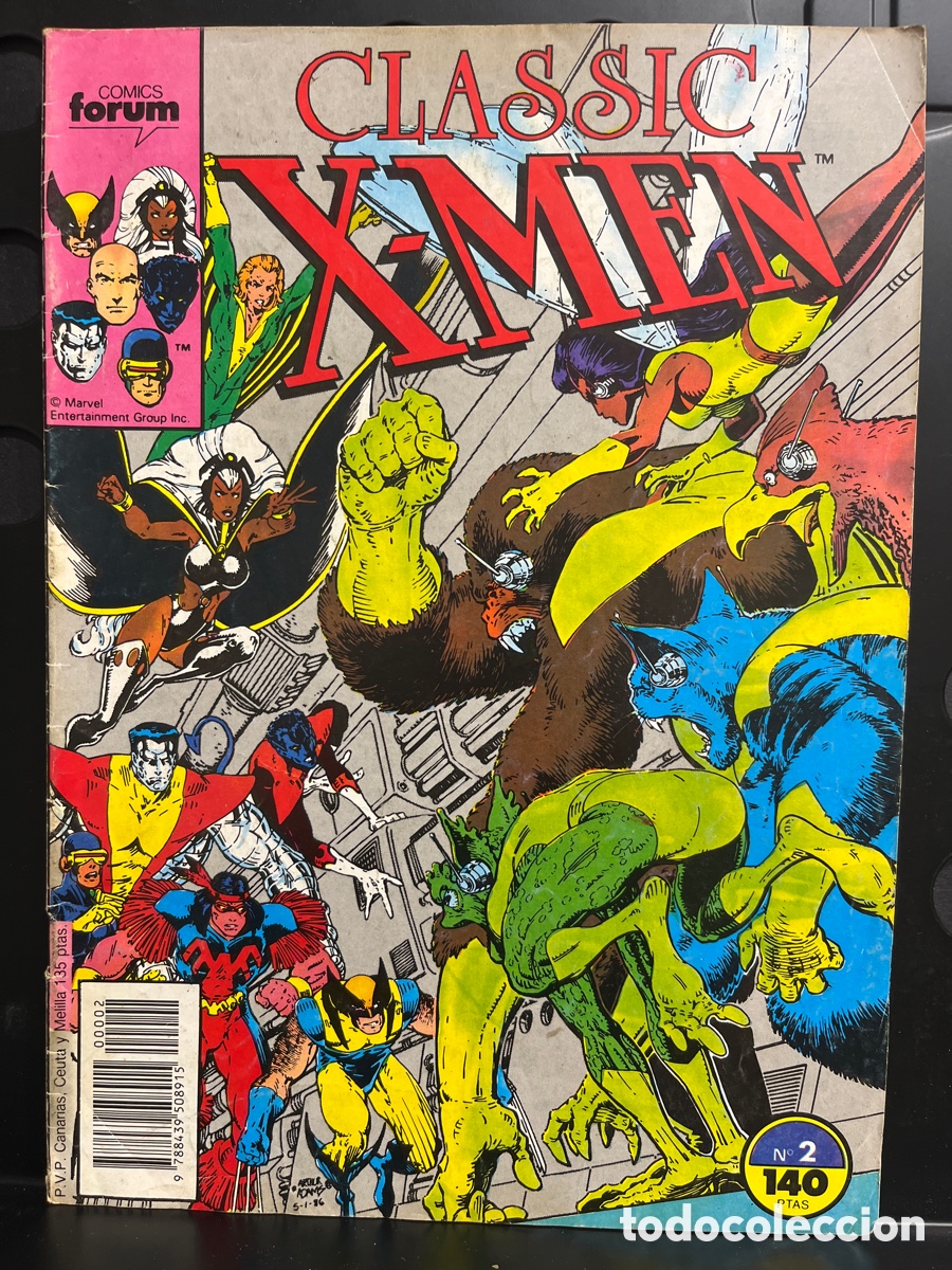C&oacute;mics: CLASSIC X MEN VOL.1 N.2 PLAN JUICIO FINAL ( 1988/1992 )