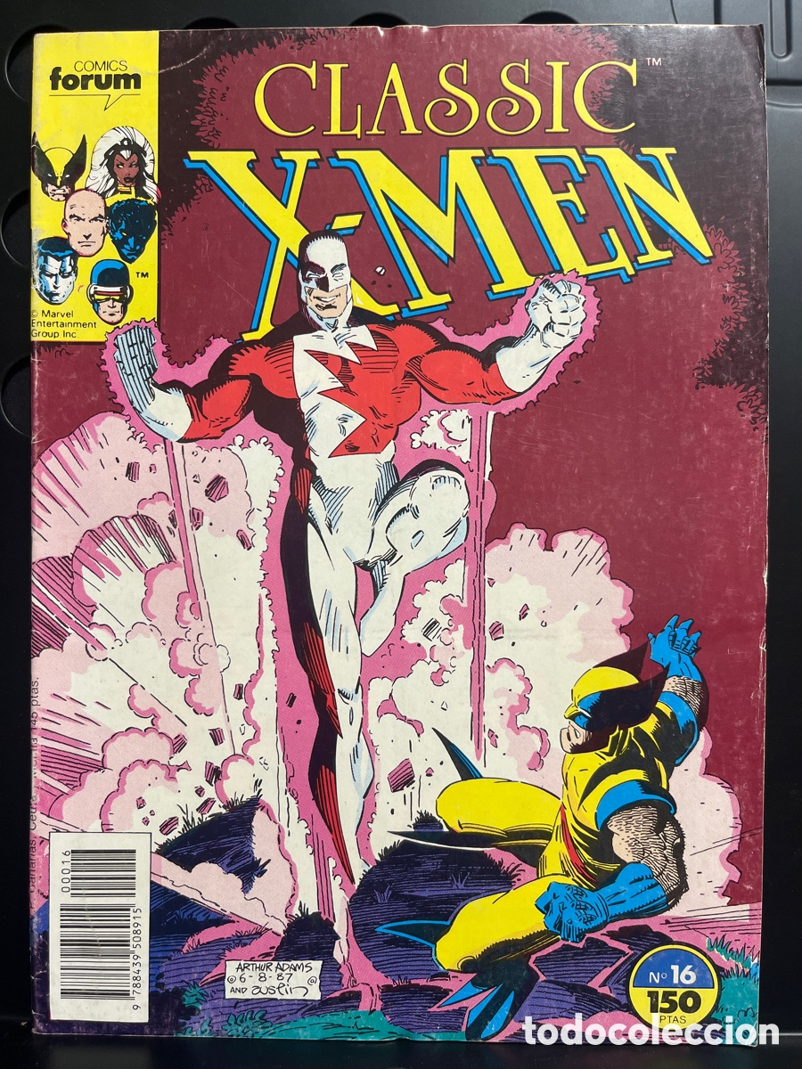 C&oacute;mics: CLASSIC X MEN VOL.1 N.16 LOS H&Eacute;ROES EST&Aacute;N EN CASA ( 1988/1992 )