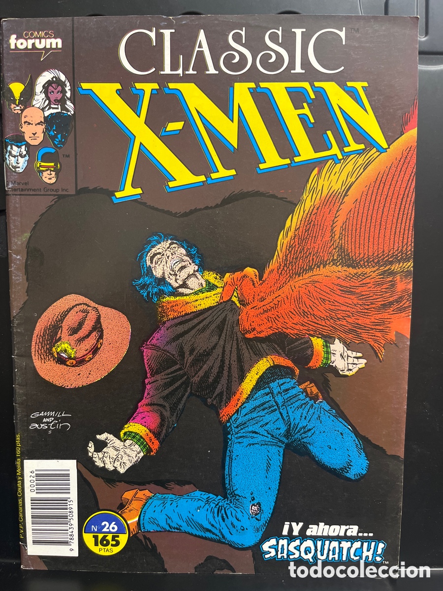 C&oacute;mics: CLASSIC X MEN VOL.1 N.26 Y AHORA SASQUATCH ( 1988/1992 )