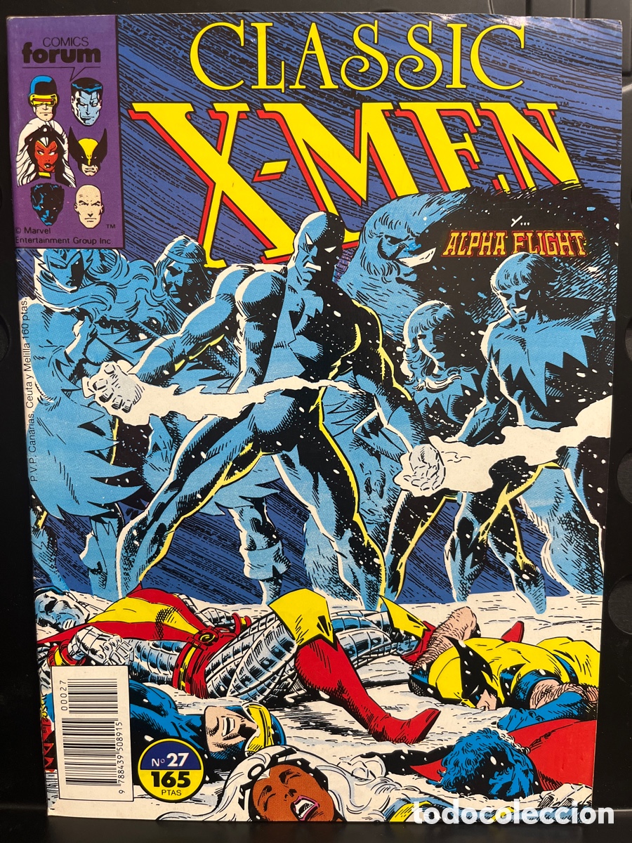 C&oacute;mics: CLASSIC X MEN VOL.1 N.27 Y ALPHA FLIGHT ( 1988/1992 )