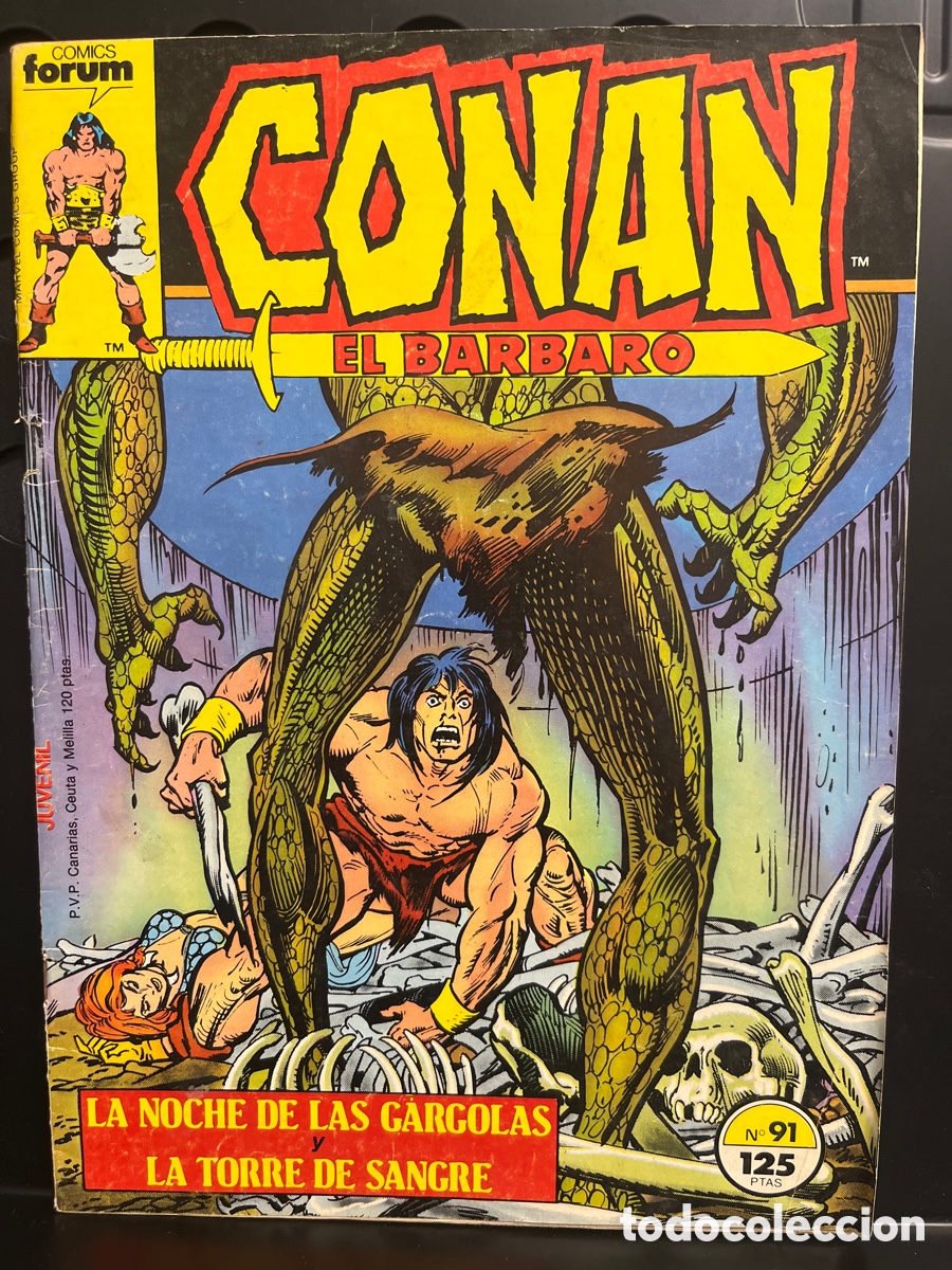 C&oacute;mics: CONAN EL B&Aacute;RBARO N.91 LA NOCHE DE LAS G&Aacute;RGOLAS ( 1983/1994 )