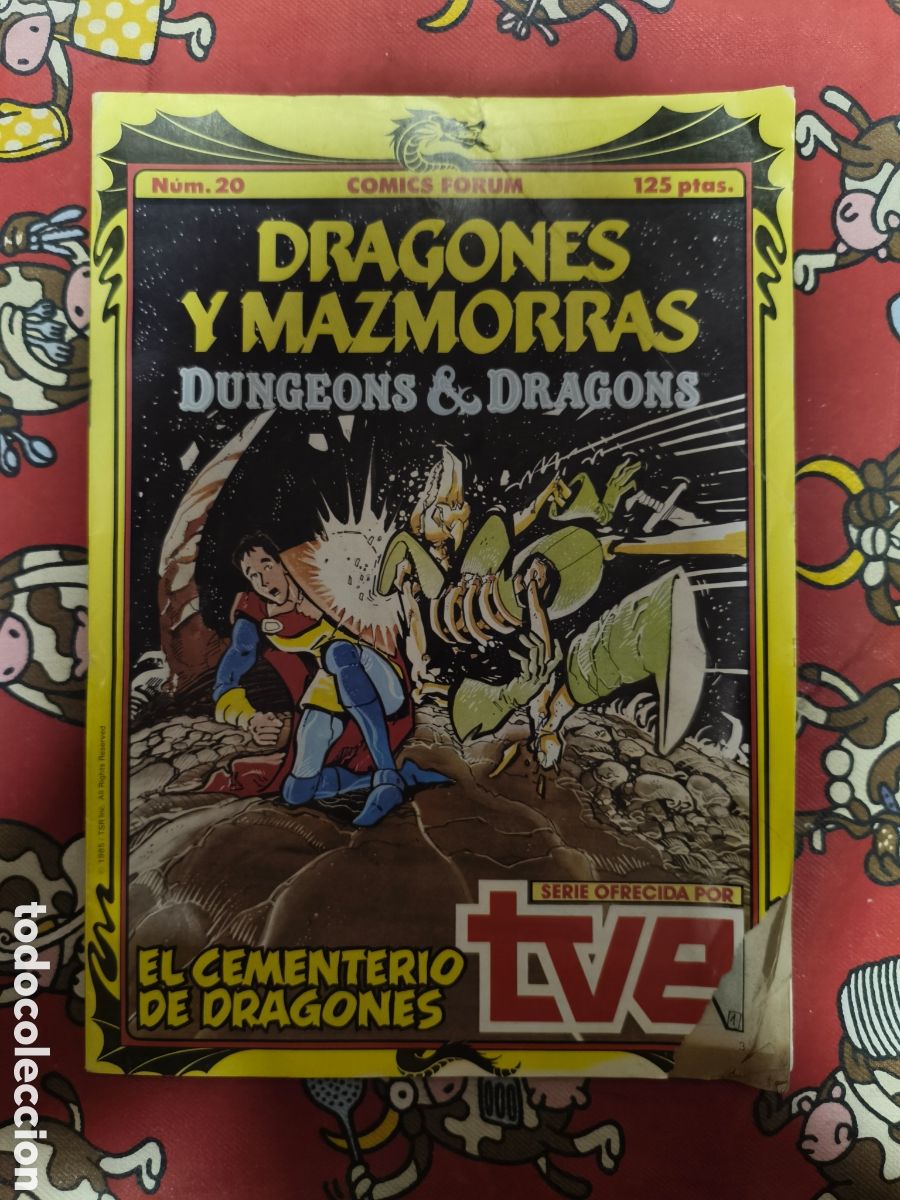 C&oacute;mics: DRAGONES Y MAZMORRAS N&ordm; 20 - EL CEMENTERIO DE DRAGONES - COMICS FORUM 1986