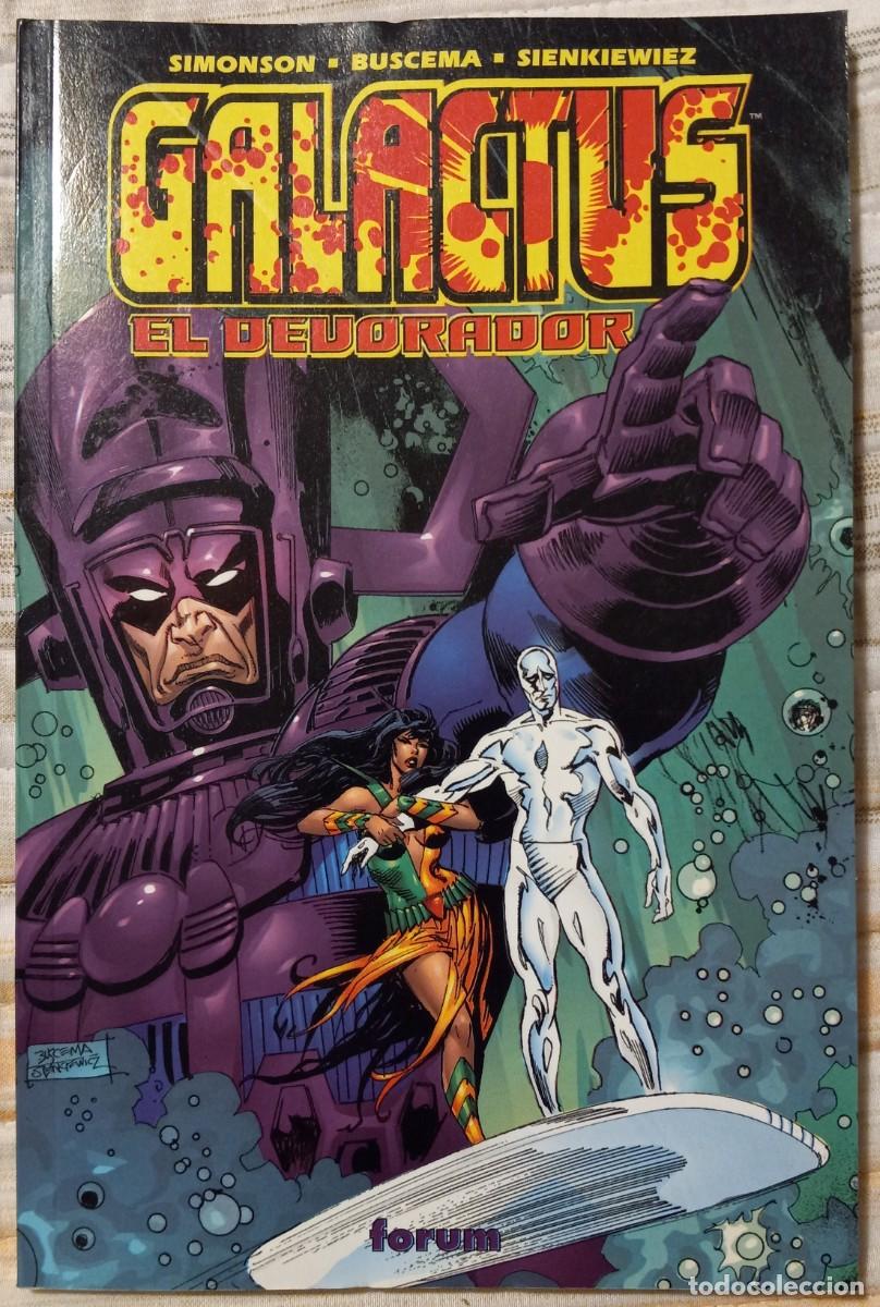 C&oacute;mics: GALACTUS EL DEVORADOR, de LOUISE SIMONSON, JOHN BUSCEMA y BILL SIENKIEWICZ (F&oacute;rum) TOMO &Uacute;NICO