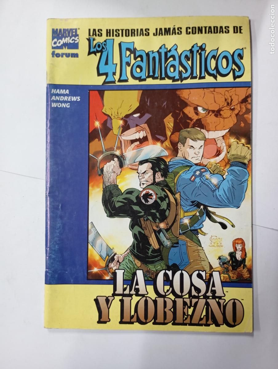 C&oacute;mics: LOS 4 FANT&Aacute;STICOS. LA COSA Y LOBEZNO. MARVEL COMICS FORUM. TDKR96