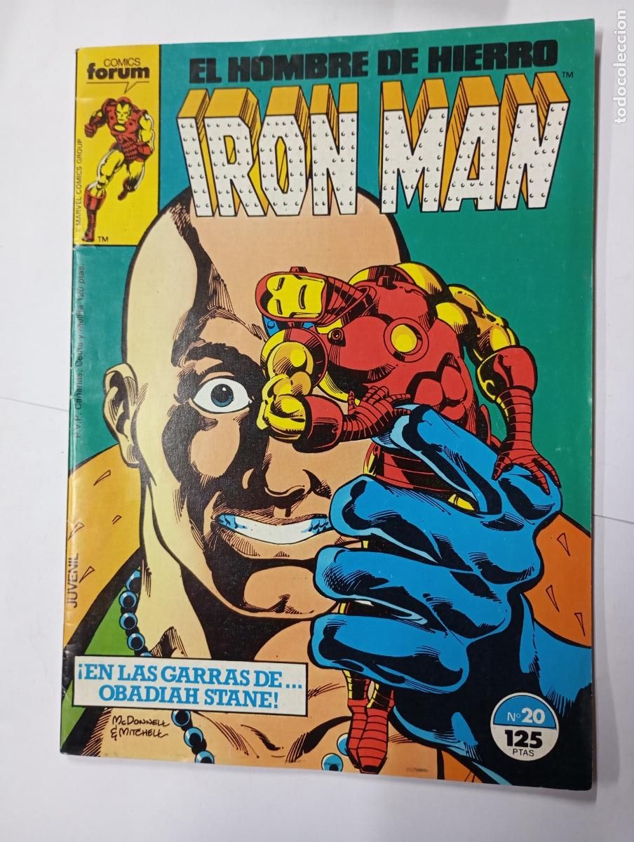 C&oacute;mics: IRON MAN N&ordm; 20. EN LAS GARRAS DE OBADIAH STANE. TDKR96