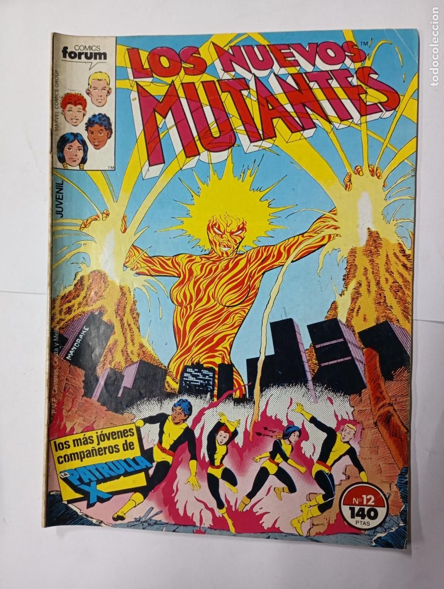 C&oacute;mics: LOS NUEVOS MUTANTES N&ordm; 12. MARVEL COMICS FORUM. TDKR96