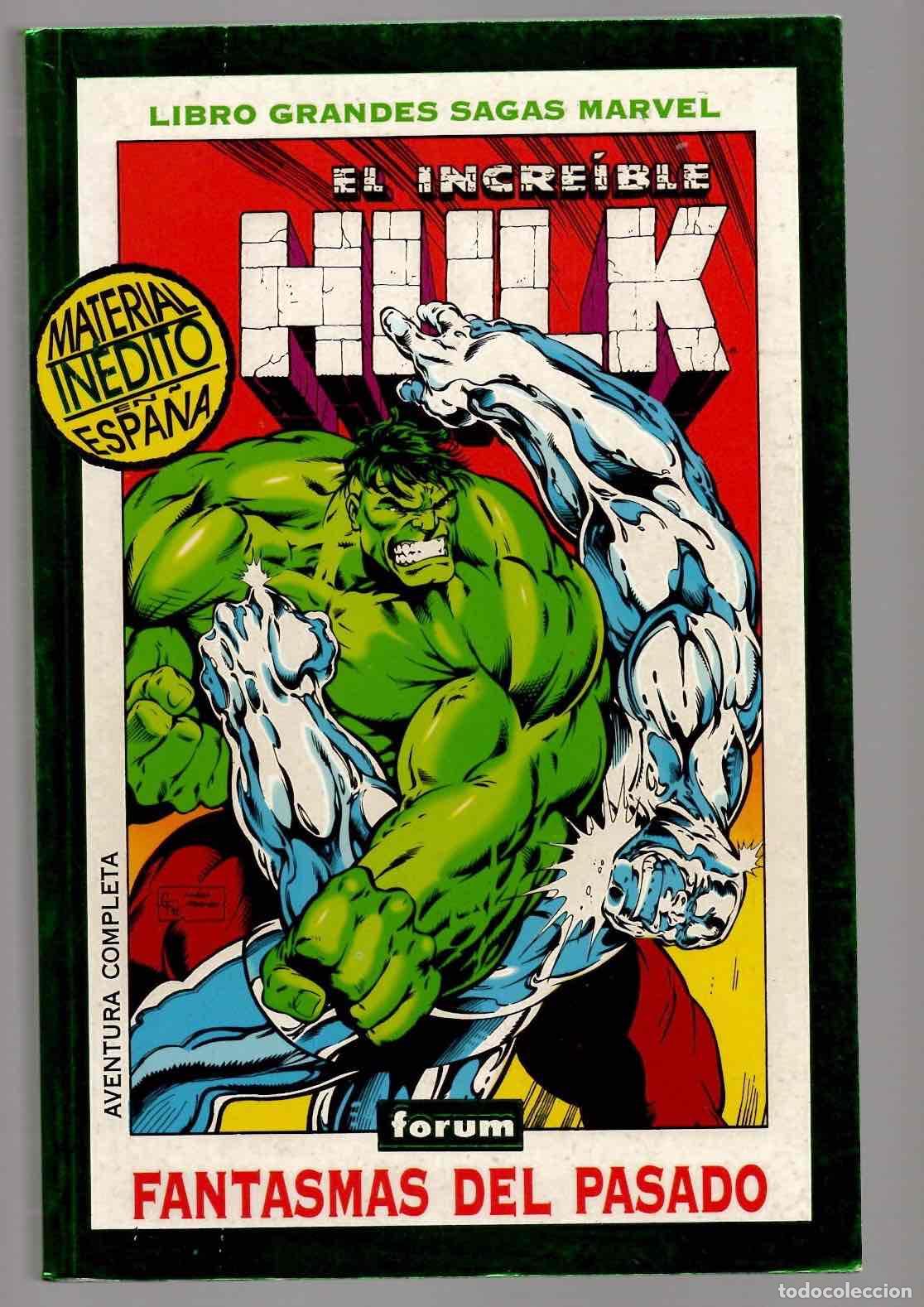 C&oacute;mics: EL INCREIBLE HULK FANTASMAS DEL PASADO. MATERIAL INEDITO EN ESPA&Ntilde;A. LIBRO GRANDES SAGAS MARVEL
