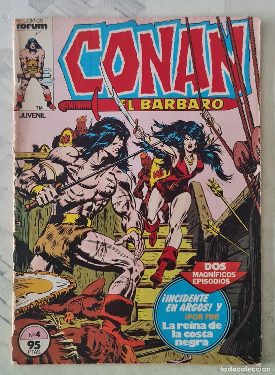C&oacute;mics: CONAN EL BARBARO n&ordm; 4 de 213 de Roy Thomas y John Buscema. Comics Forum 1983
