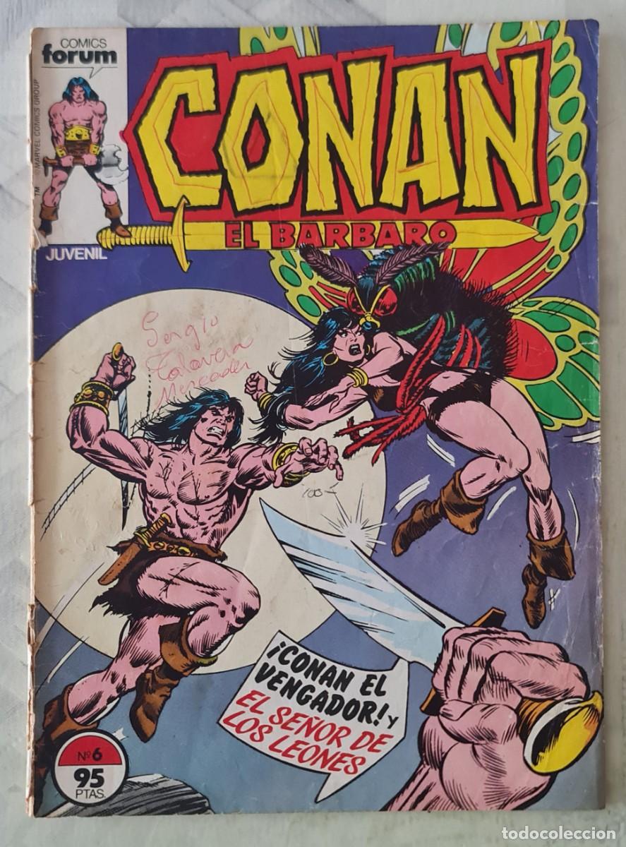 C&oacute;mics: CONAN EL BARBARO n&ordm; 6 de 213 de Roy Thomas y John Buscema. Comics Forum 1983